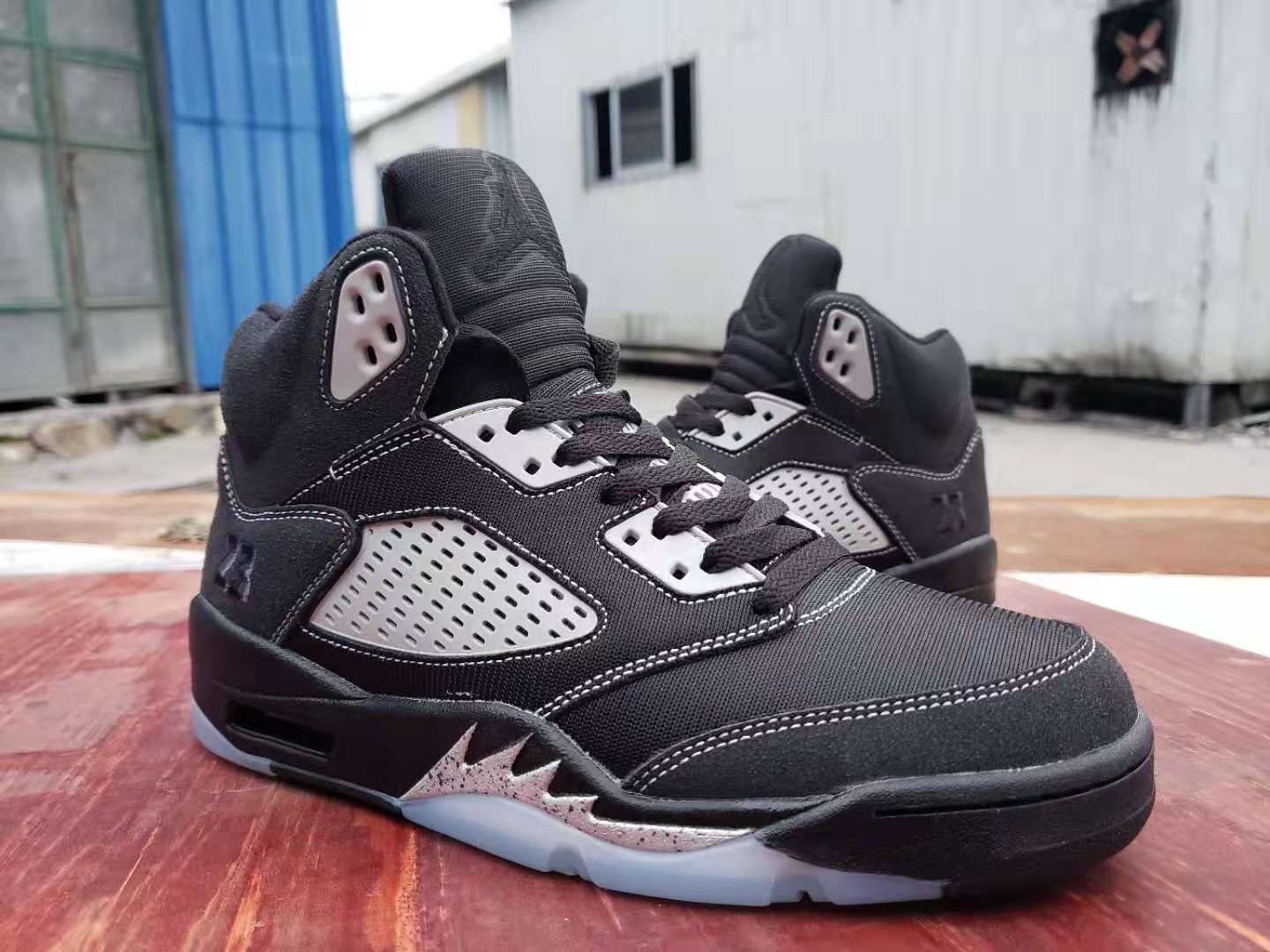 2021 Air Jordan 5 Retro Black White Shoes 2021 Air Jordan 5 Retro Black White Shoes